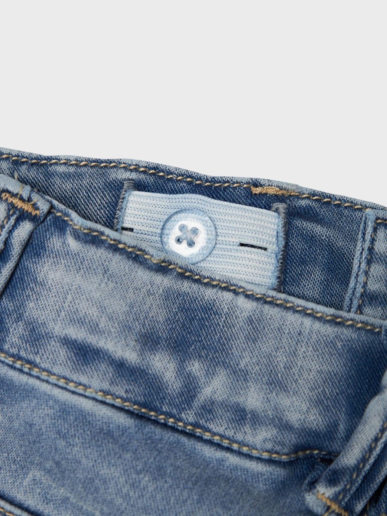 13224658/Light Blue Bleached Denim NAME.IT