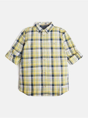 GUESS TWILL ADJ. LS SHIRT_MINIME