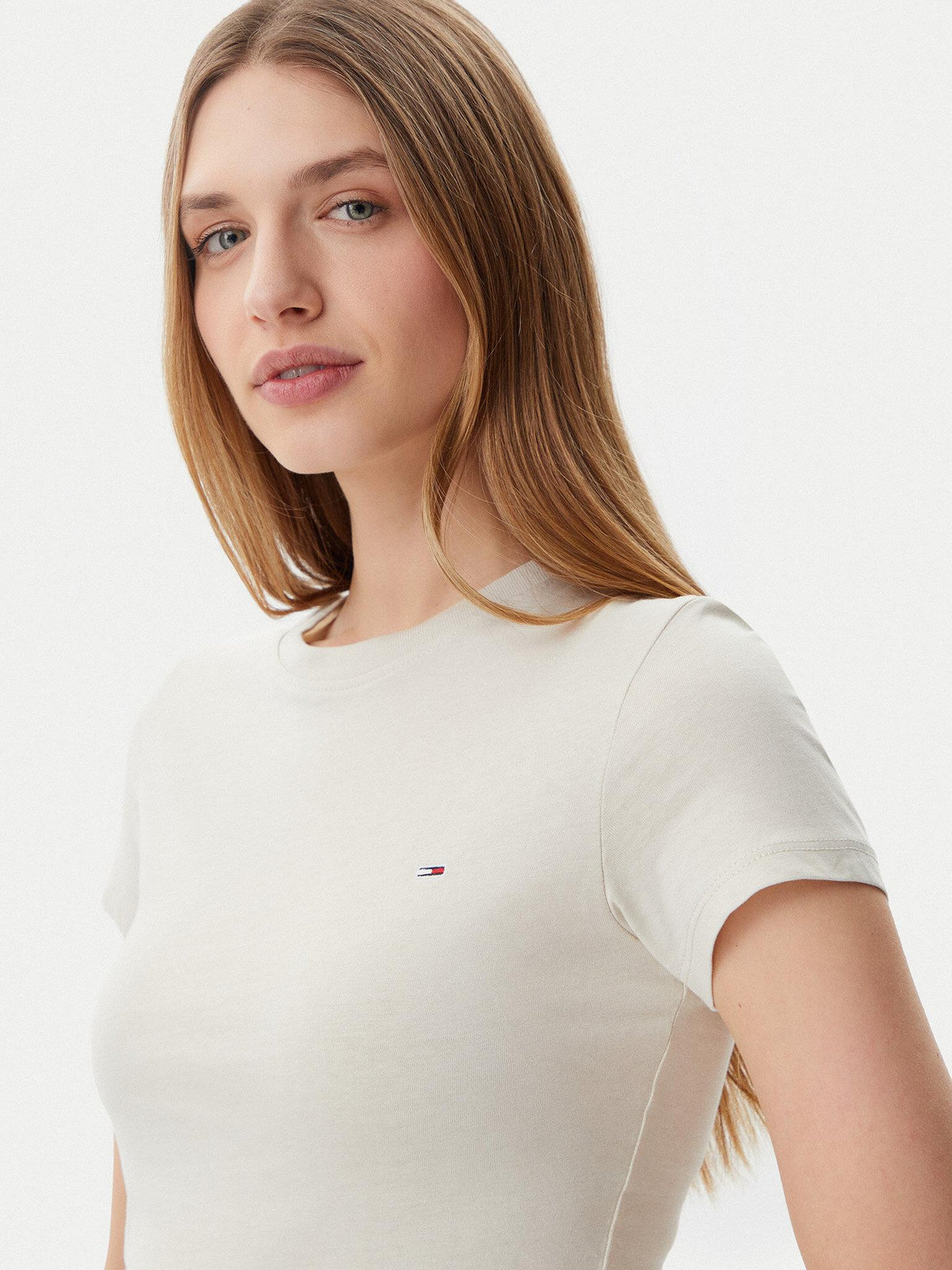 TJW SLIM C-NECK TEE DW0DW20459/ACG TOMMY JEANS