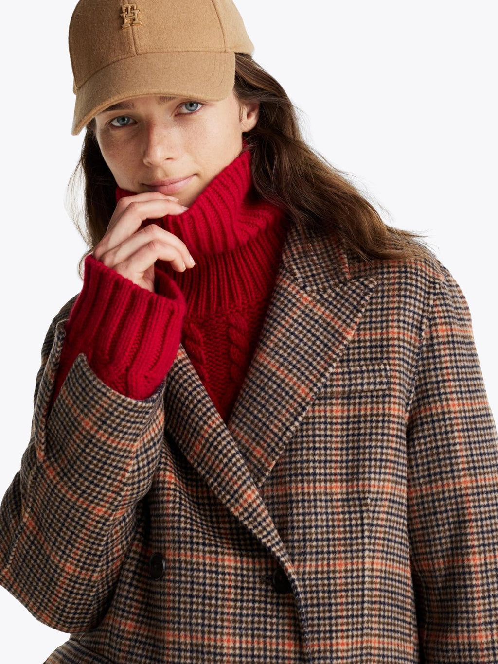 REG DF WOOL DB CHECK WW0WW43216/0PA TOMMY HILFIGER