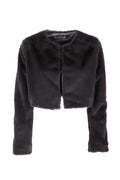 FRACOMINA CROP FUR PURPLE