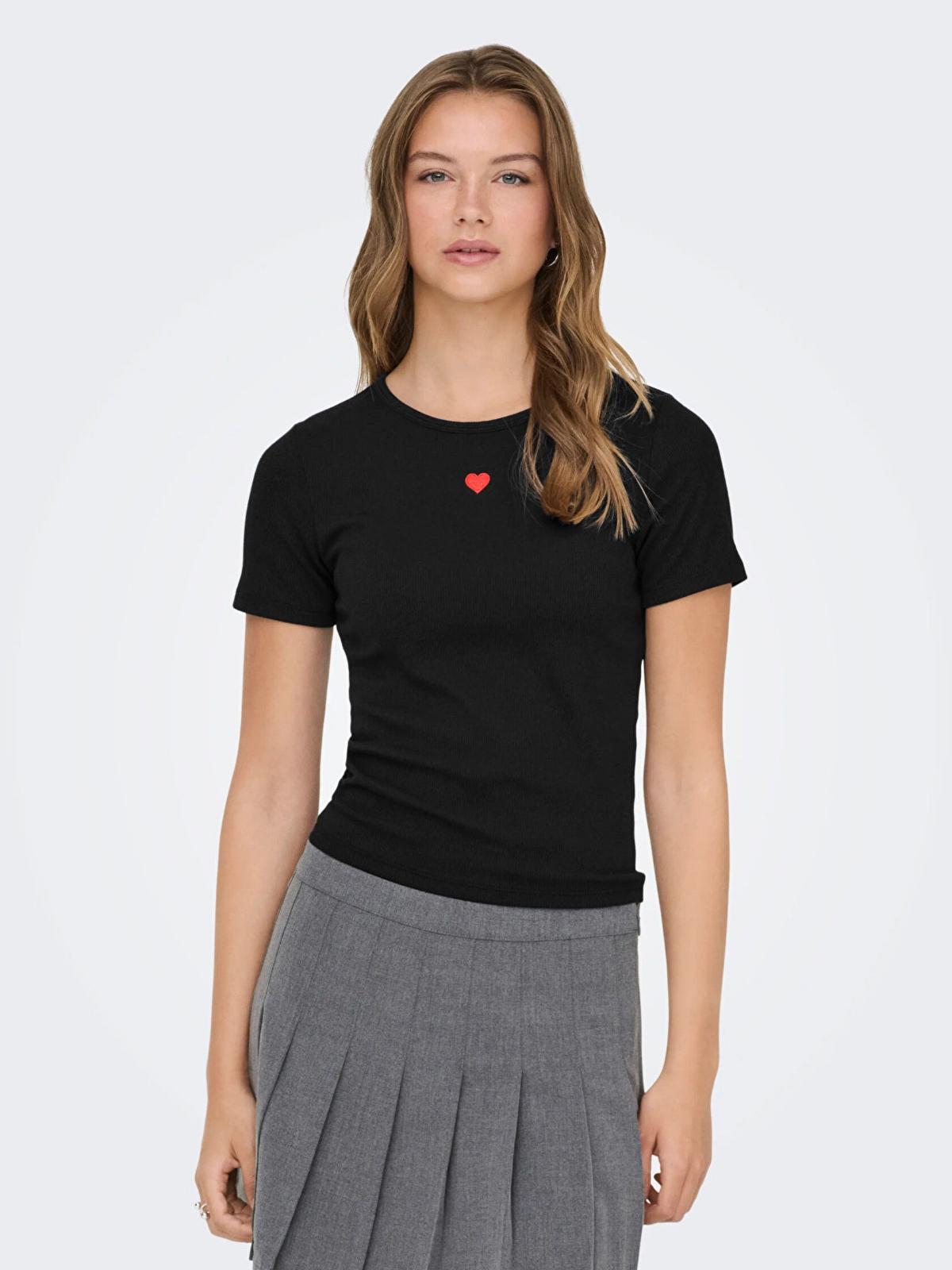 15342939/Black RED HEART ONLY