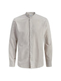 JACK JONES KIDS JJEBREEZE LINEN BLEND BAND SHIRT L/S JNR