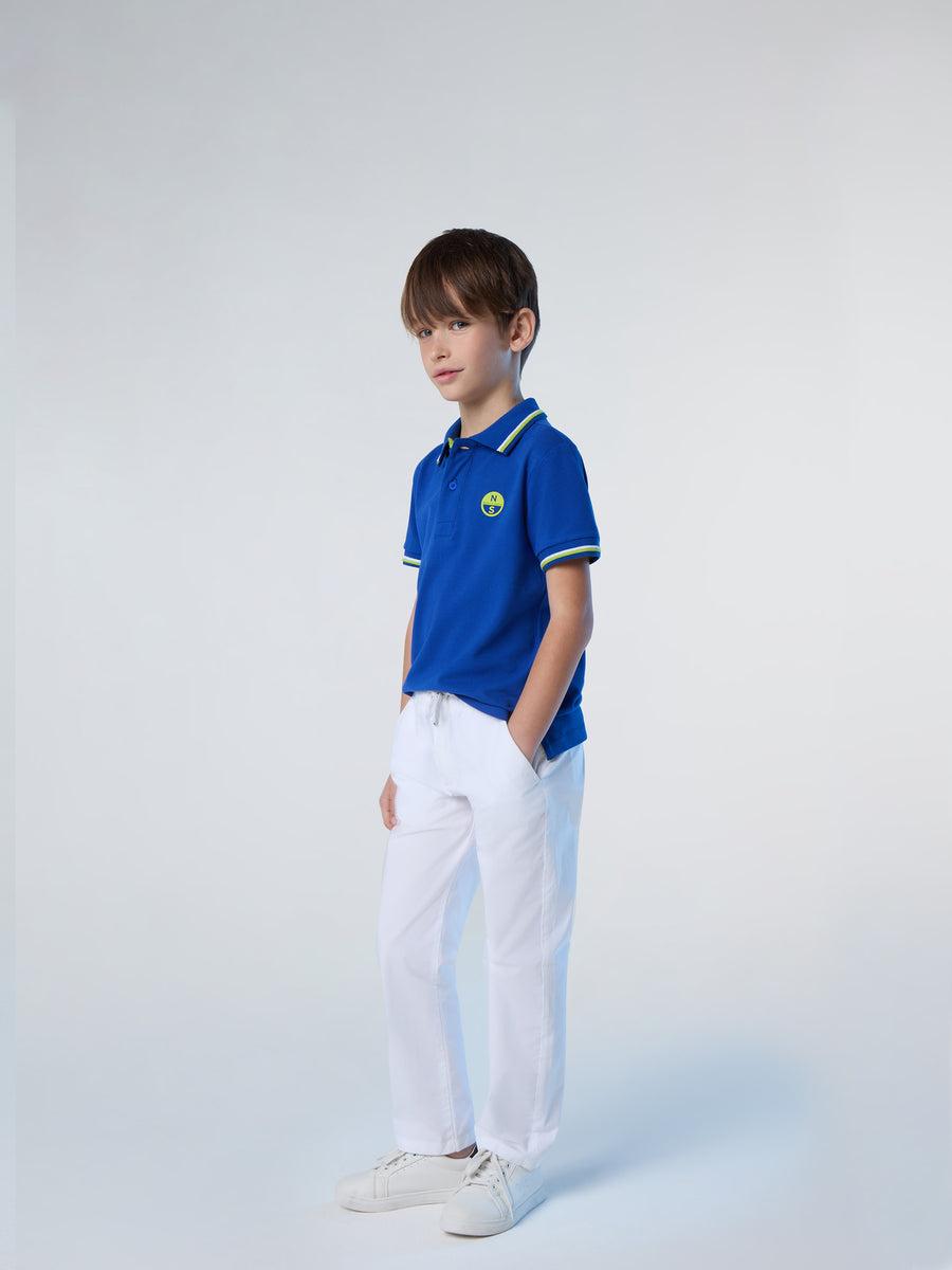 POLO SHORT SLEEVE W/NUMBER APPLICATION ON SLEEVE 