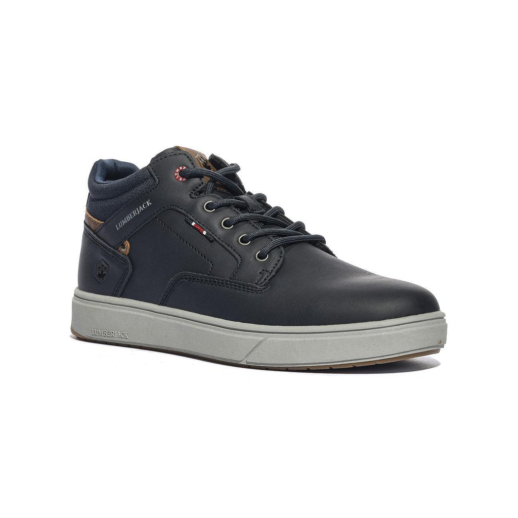 SNEAKER HI 102217656/NAVY BLUE LUMBERJACK