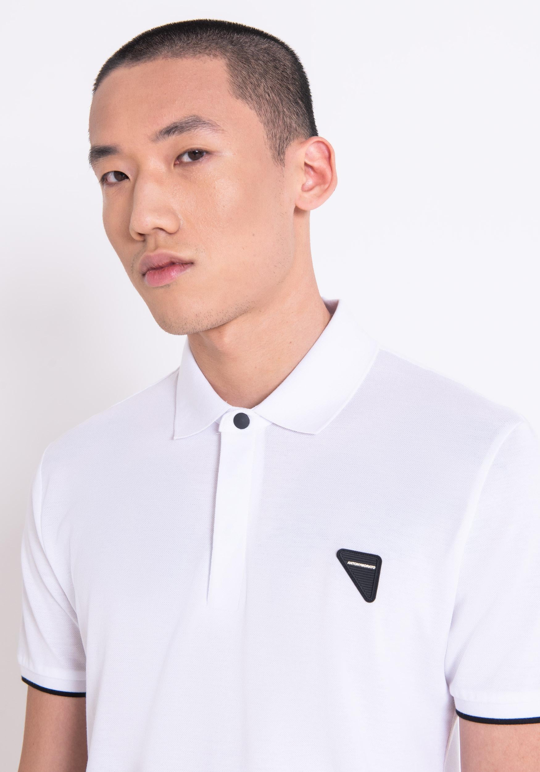 POLO SLIM FIT IN PIQUE' DI COT 
