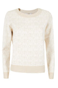 YES ZEE MAGLIA DONNA JAQUARD, GIROCOLLO