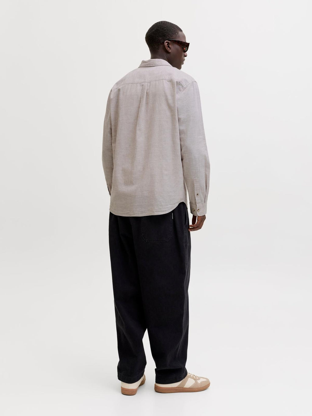 JJESUMMER LINEN BLEND SHIRT L/S SN 