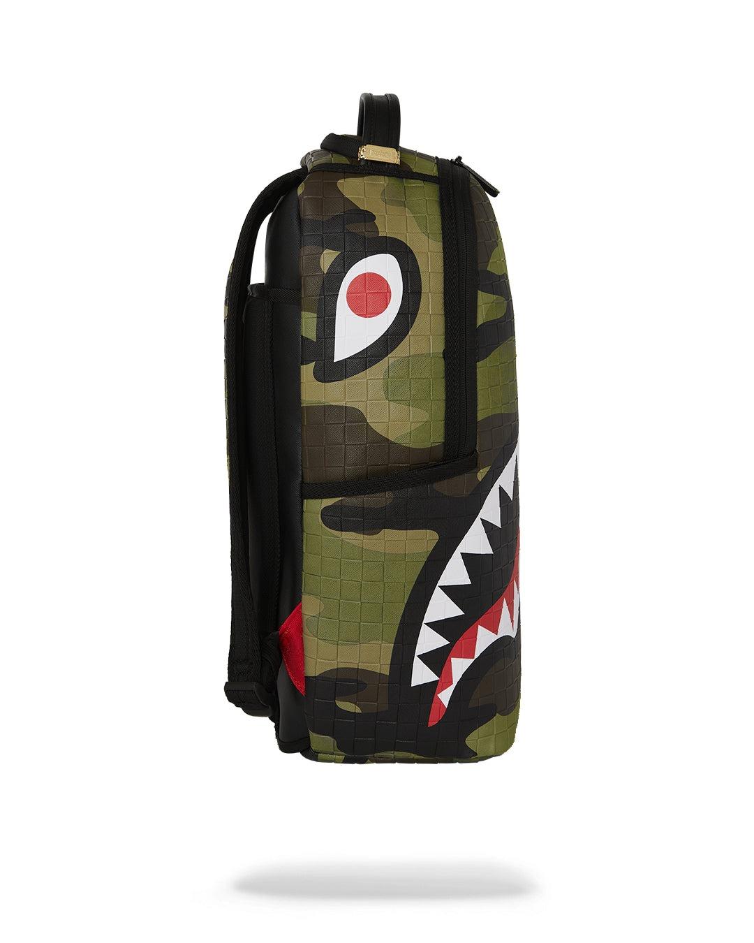 WOODLAND CAMO CHECK BACKPACK 