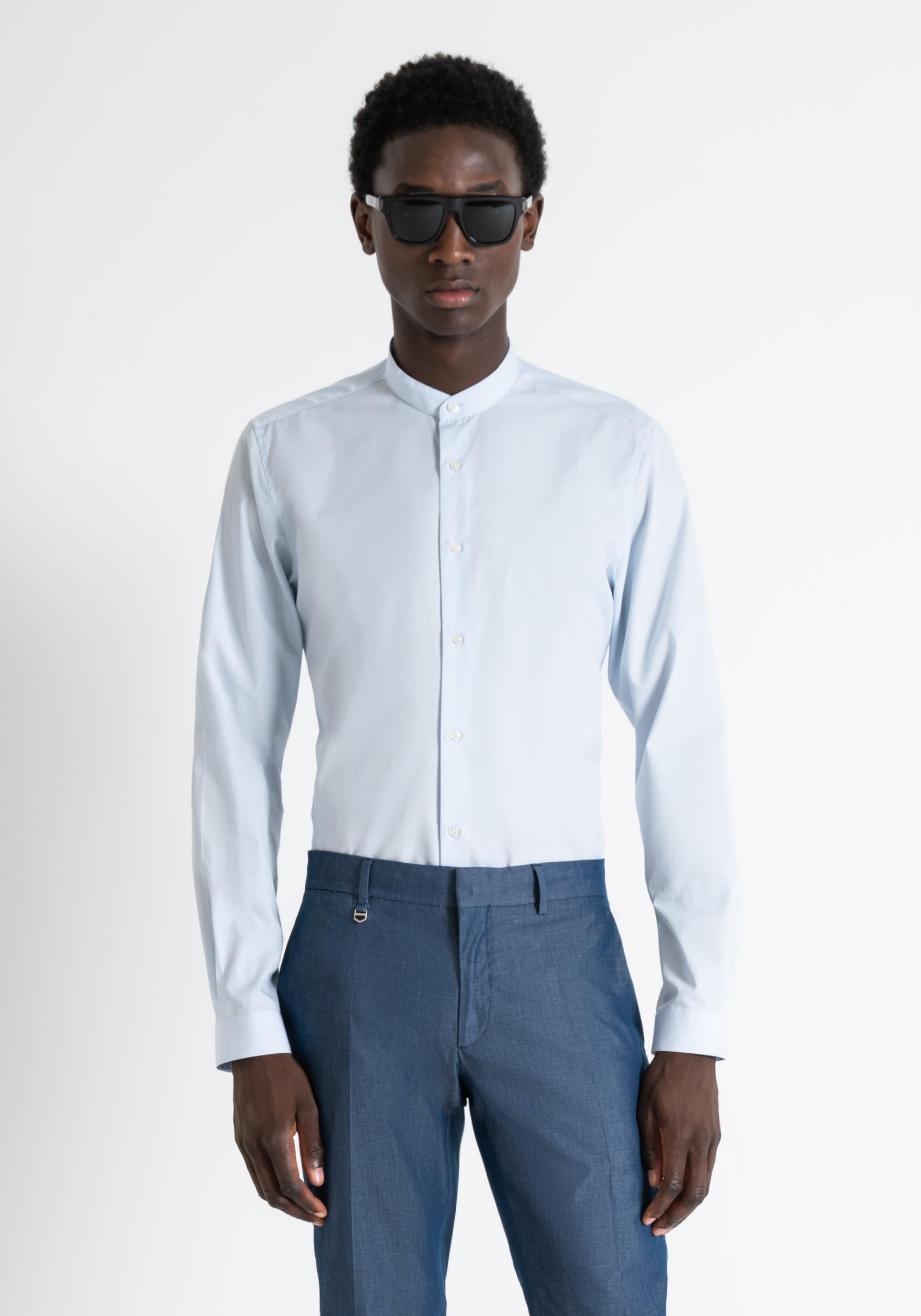 CAMICIA SEOUL SLIM FIT IN COTO 