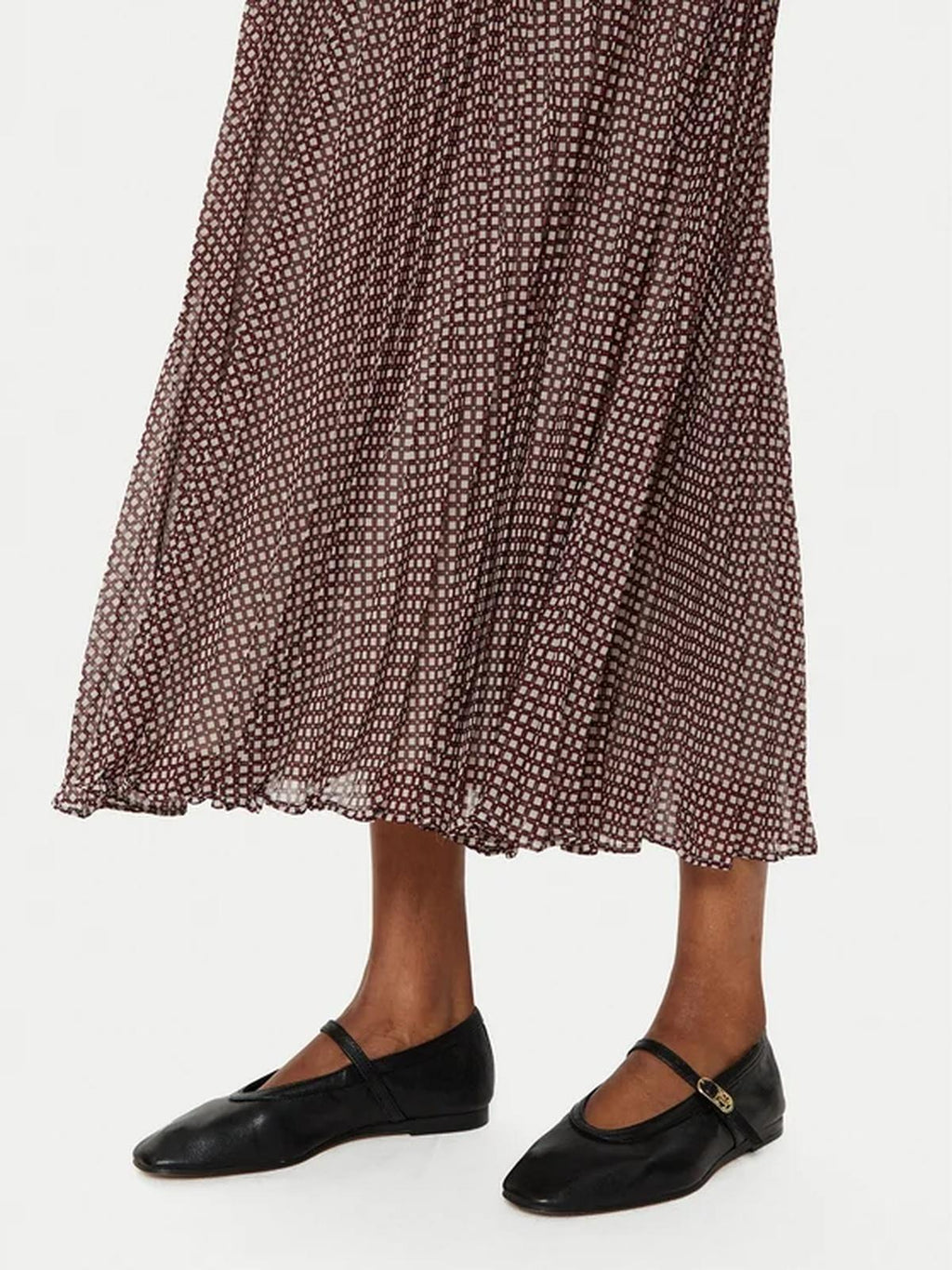 RUFFLE SUNRAY PLEATE 