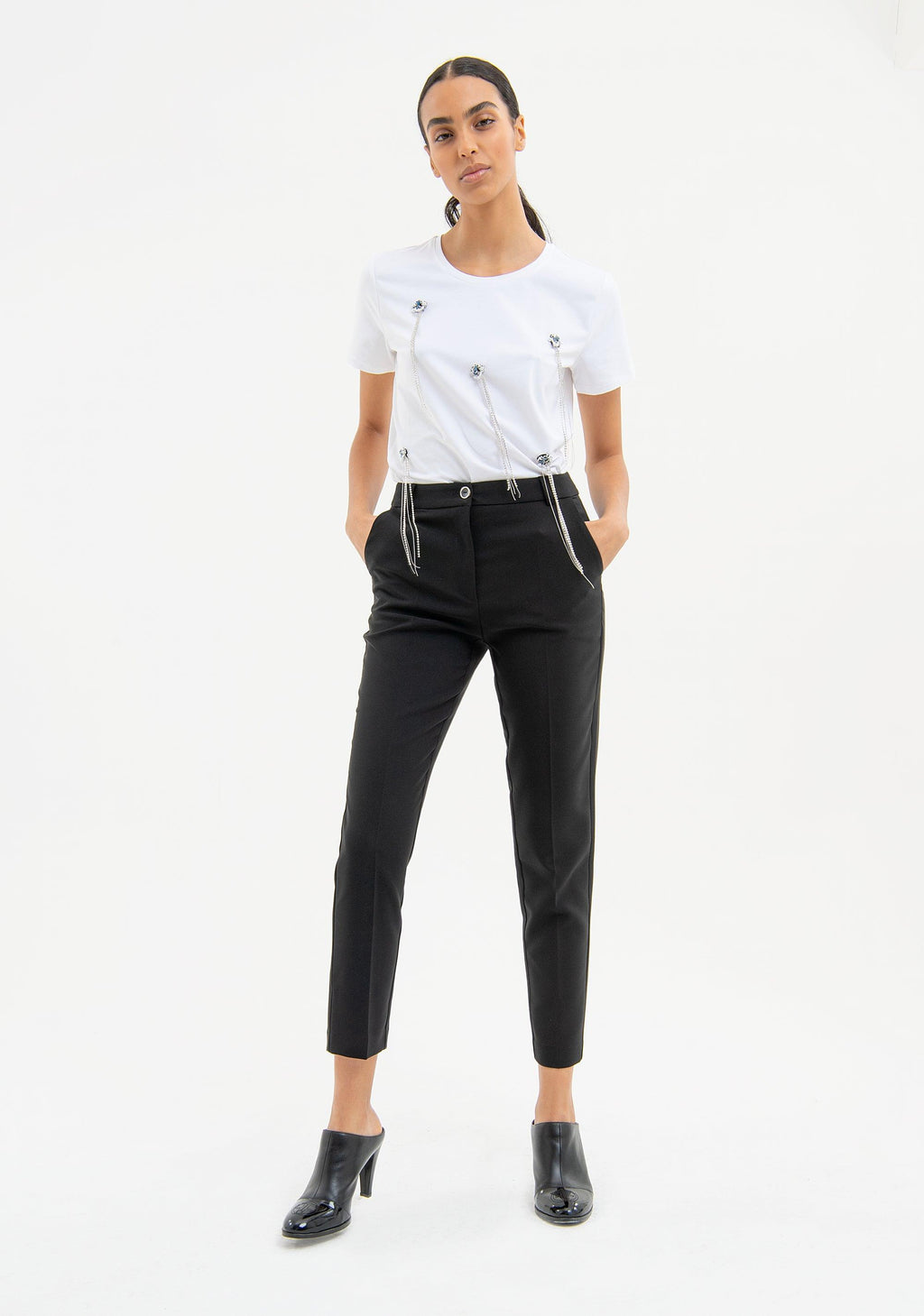 CHINOS BLACK 