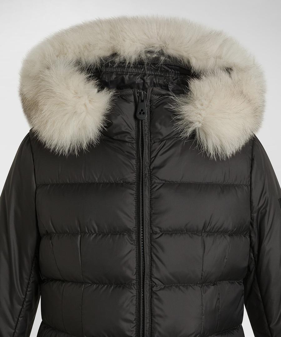 TURMALET MQS 04 FOX FUR KID PKK2066 01181903/NER PEUTEREY