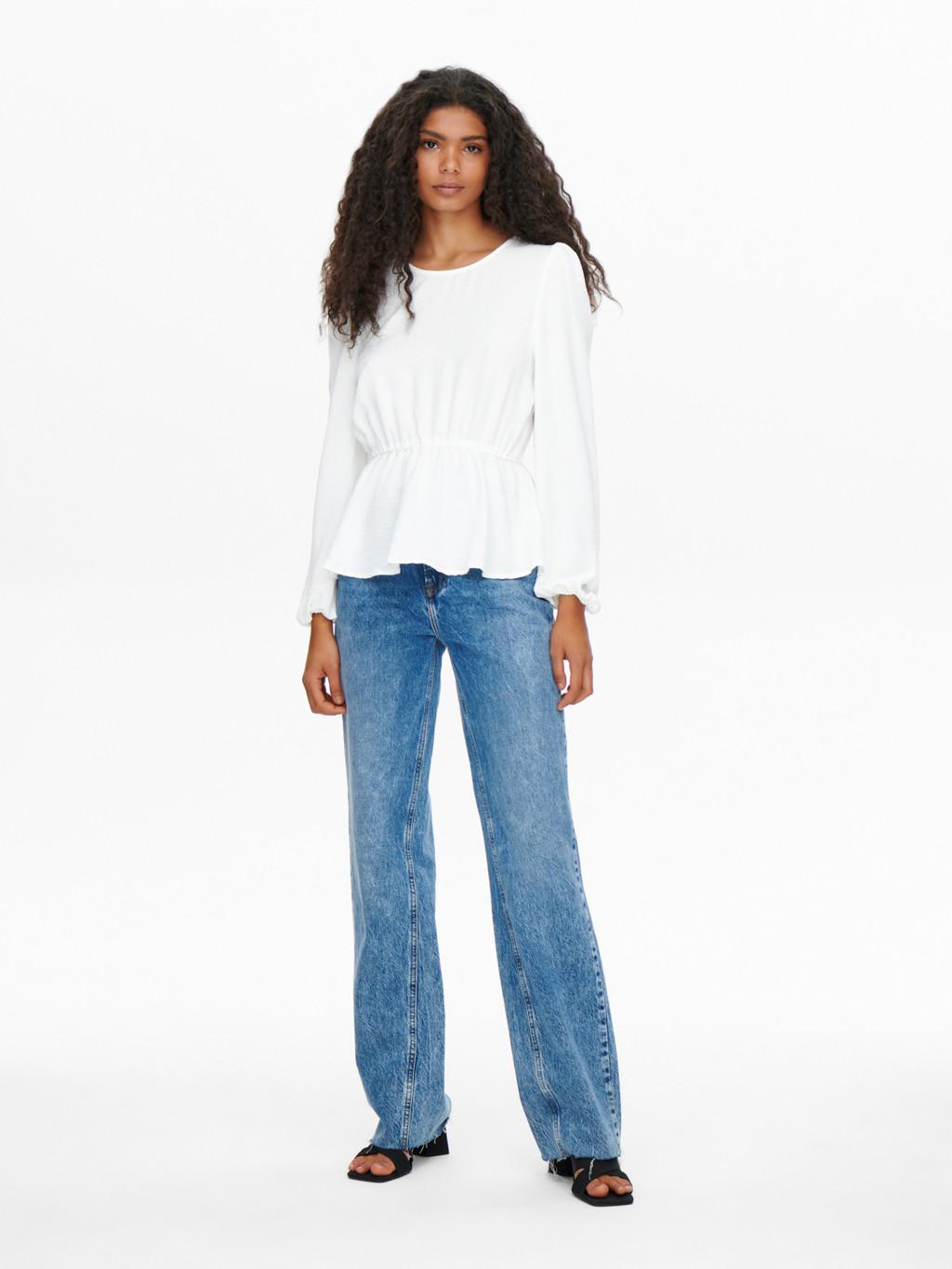 ONLMETTE DAR L/S O-NECK TOP NOOS WVN 