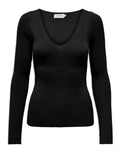 ONLLISA LS DETAIL V-NECK KNT 