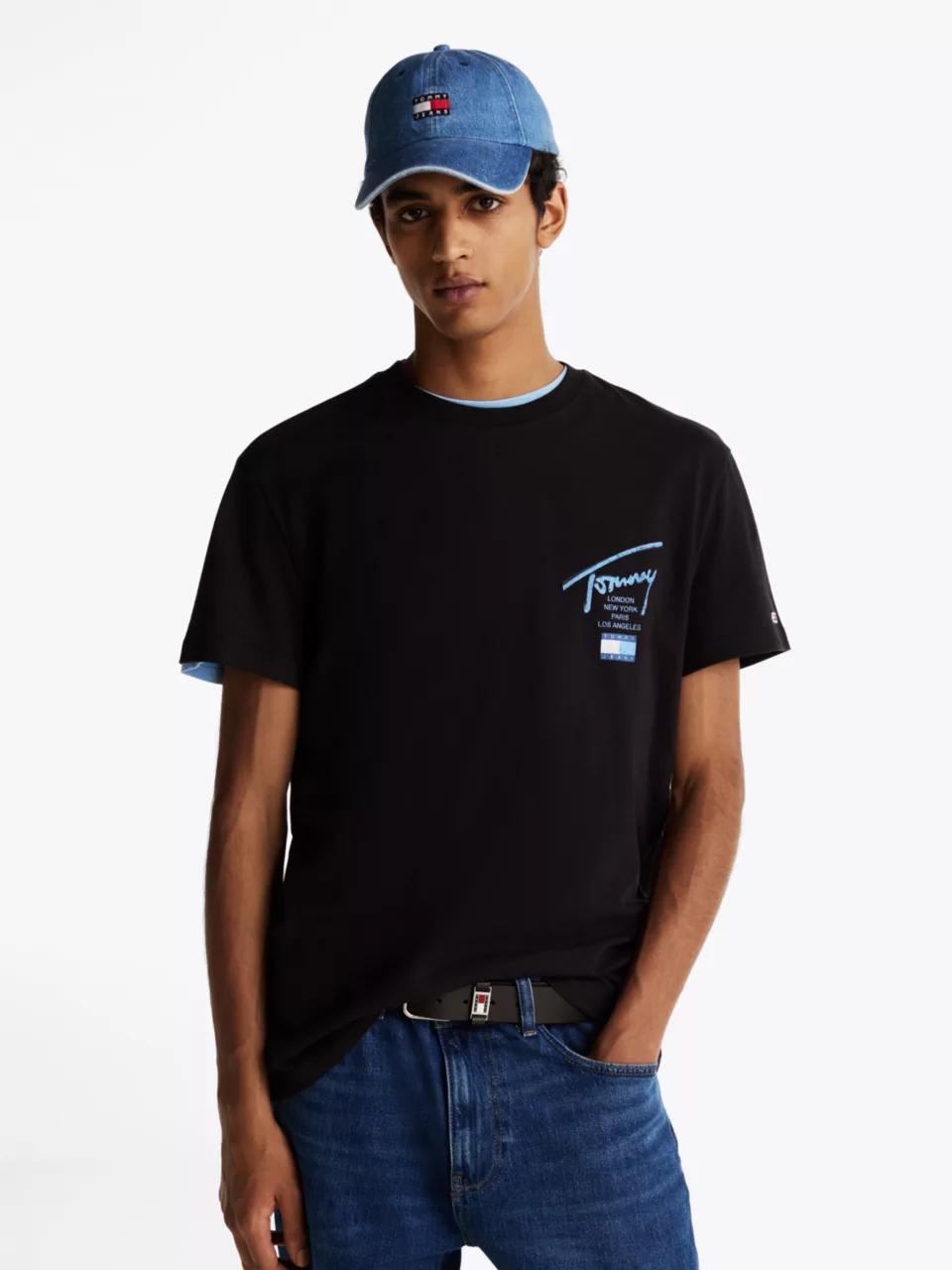 TJM REG TOMMY SIGN C DM0DM21106/BDS TOMMY JEANS