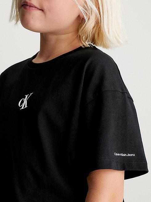 CK LOGO BOXY T-SHIRT IG0IG02136T/BEH CALVIN KLEIN JEANS