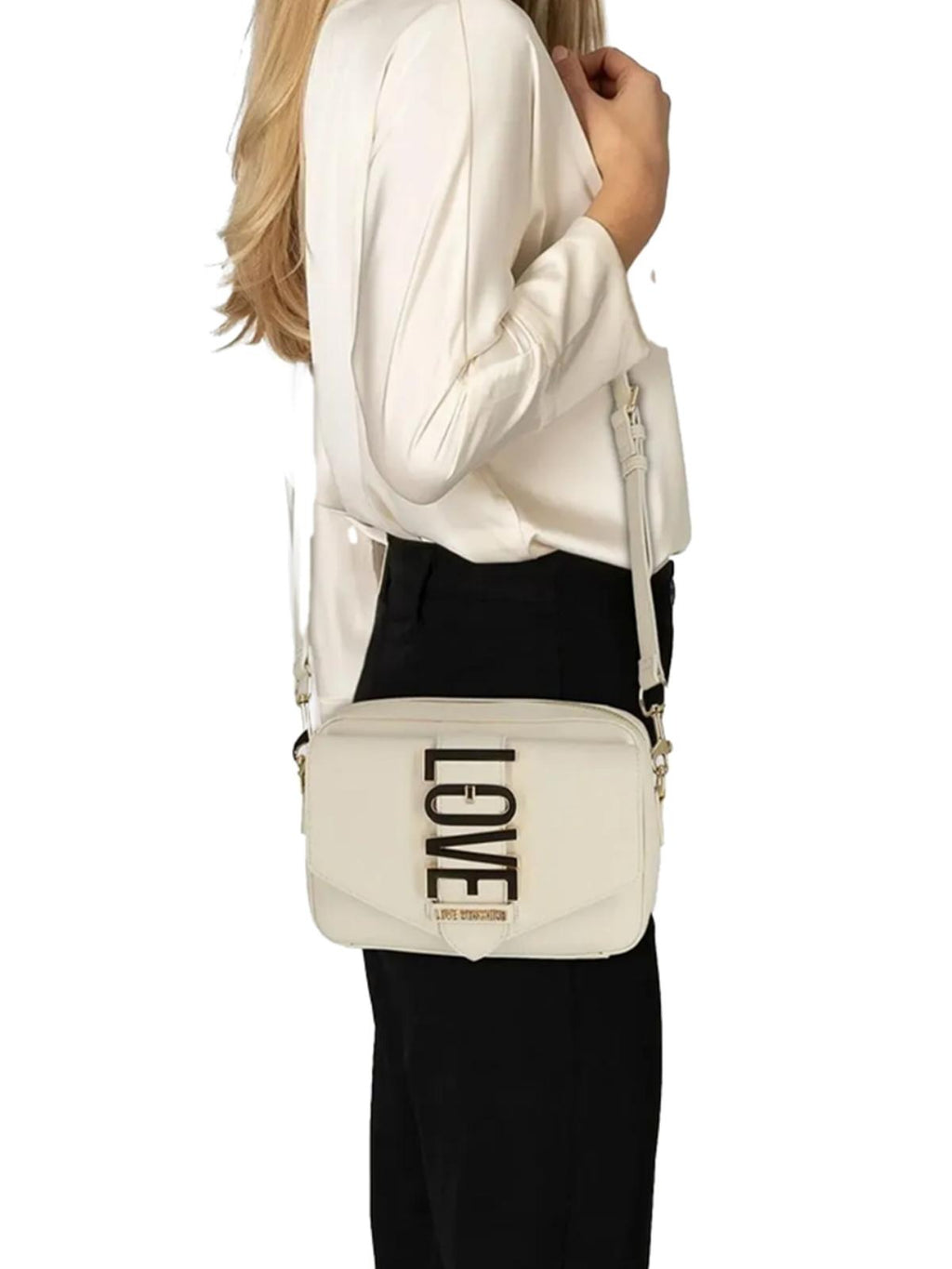 BORSA PU AVORIO 