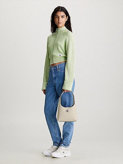 MINIMAL MONOGRAM SHOULDER BAG 