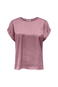 ONLY ONLLIEKE S/S SATIN MIX TOP WVN NOOS