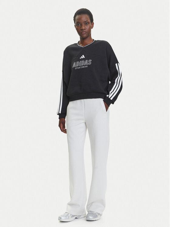 W TIRO FL SWT BLACK/WHITE 