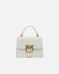 PINKO LOVE ONE TOP HANDLE MINI LIGHT  VITELLO SETA