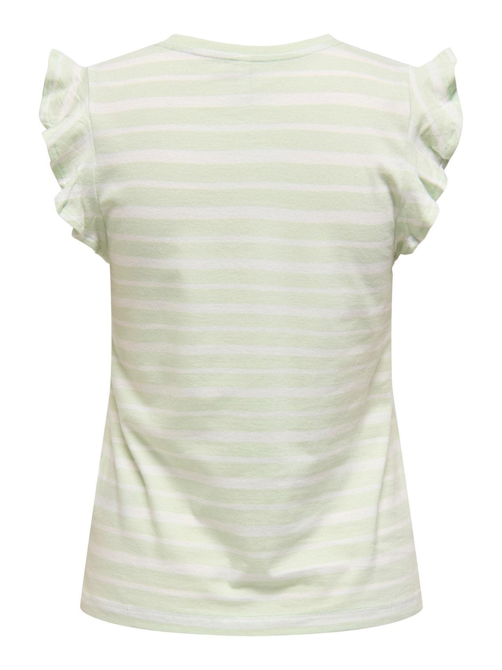 ONLMAY LIFE S/S FRILL V-NECK TOP BOX JRS 