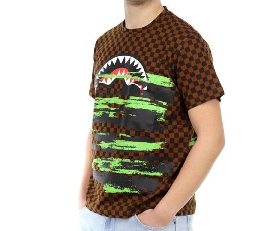 OOPS I STAINED MYSPRAYGROUND TSHIRT BRN SP688BRWN/CHECK SPRAYGROUND