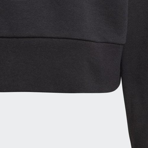 CROPPED HOODIE      BLACK 