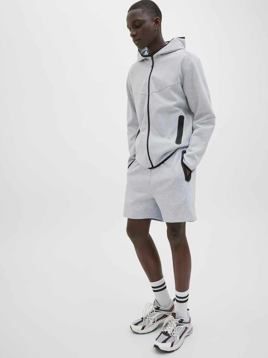 12273304/Light Grey Melange JACK AND JONES