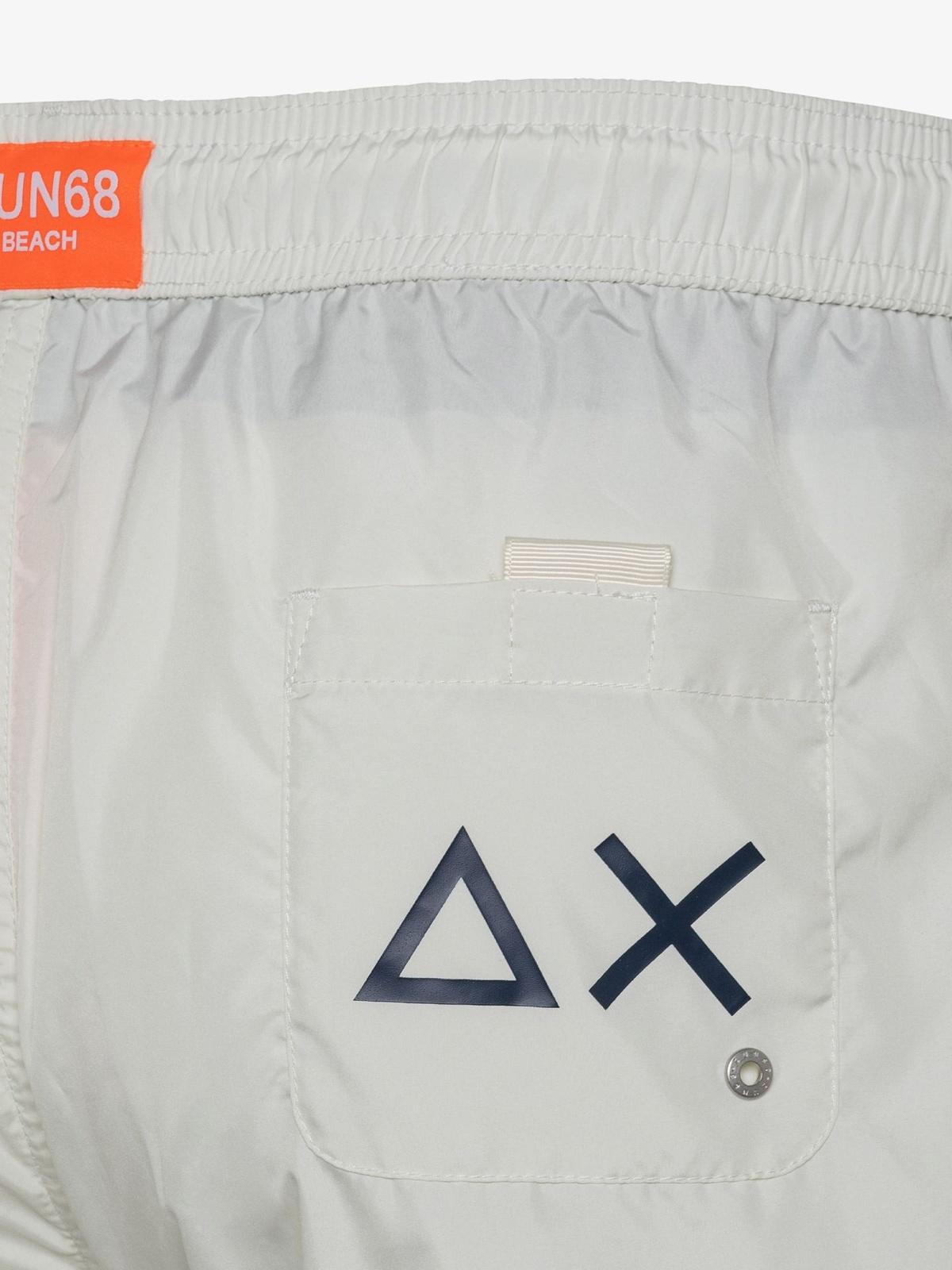 SWIM PANT WITH MACRO LOGO ON FRONT 