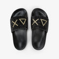 SUN68 GIRLS SLIPPERS LOGO STRASS
