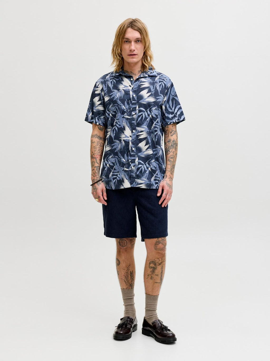JJHONOLULU AOP SHIRT SS 