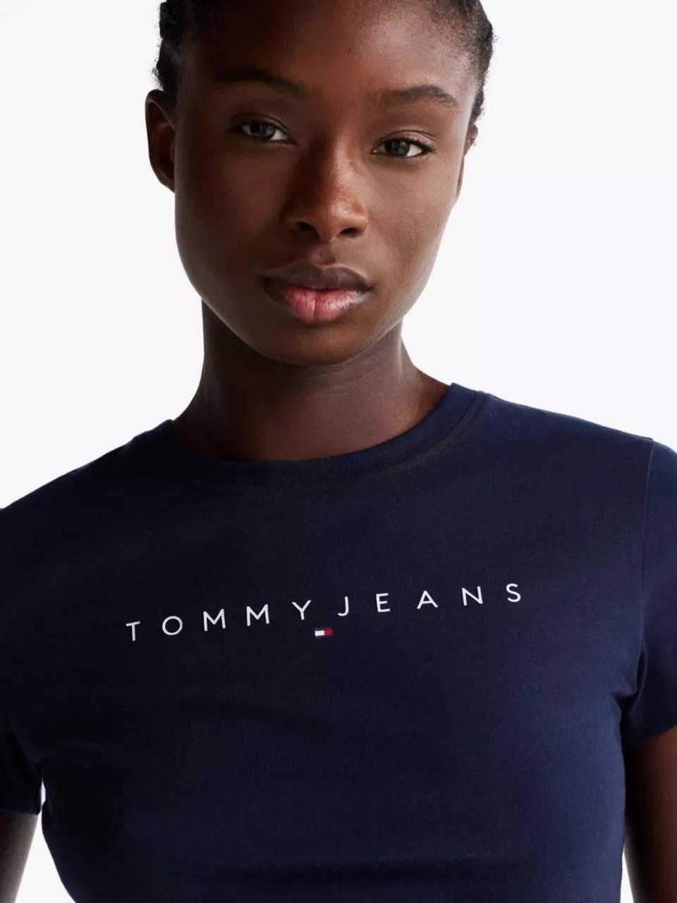 TJW SLIM LINEAR TEE DW0DW18398/C1G TOMMY JEANS