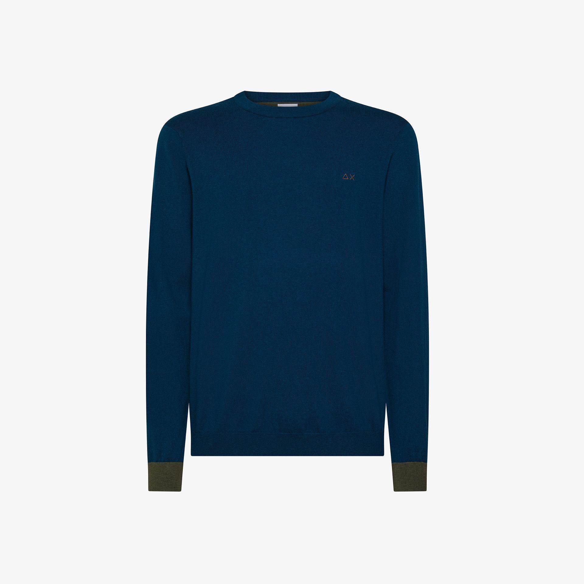 SWEATER ELBOW CONTRAST L/S 