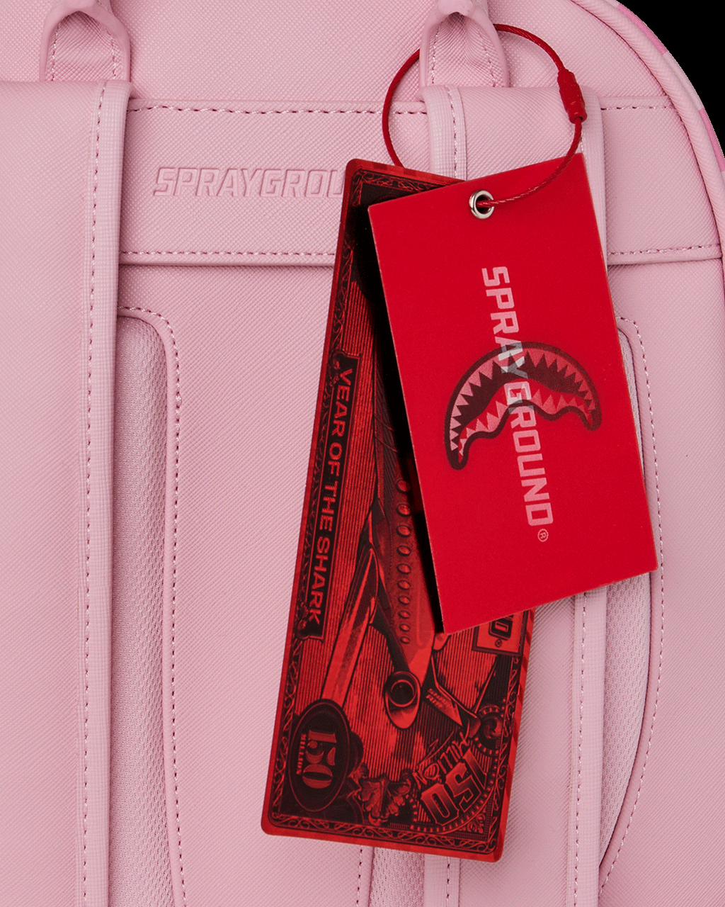 PINK SHARKS IN PARIS PATCH<BR/>SAVAGE BACKPACK 