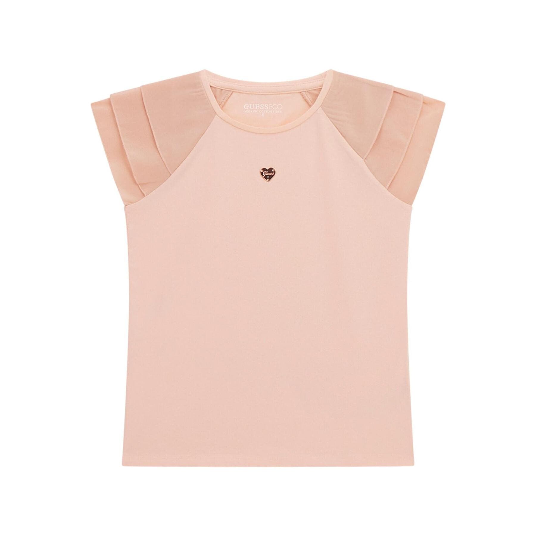 SS T-SHIRT W/CHIFFON 