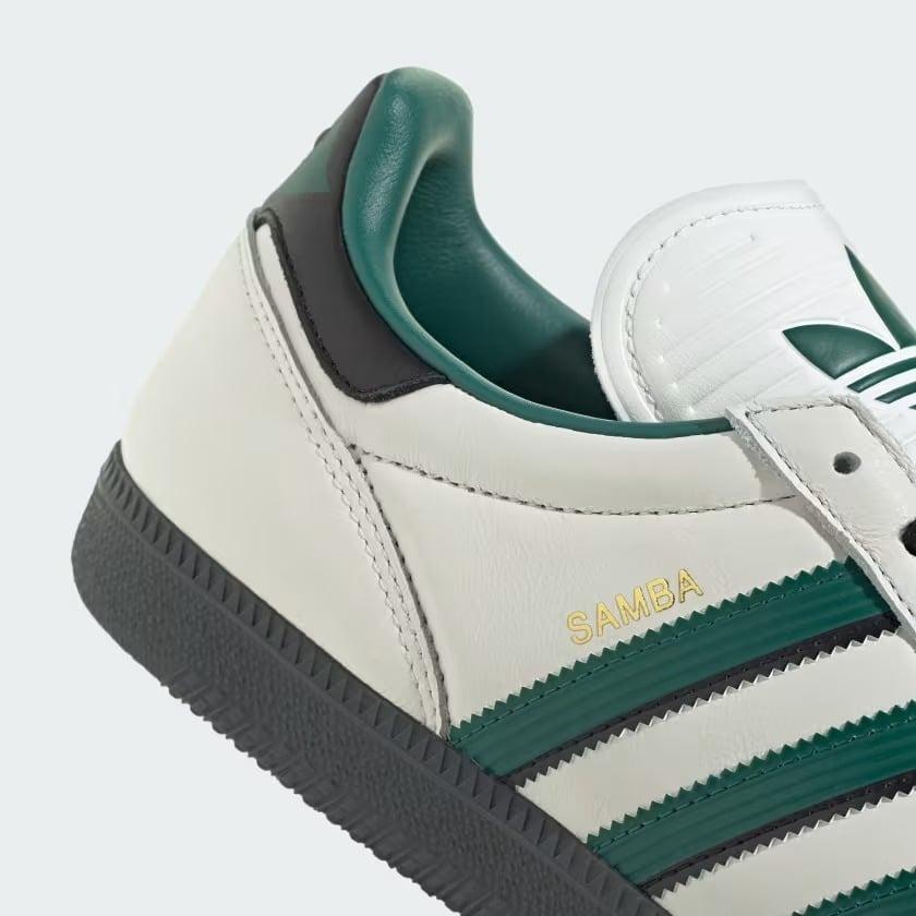 SAMBA JP            CWHITE/CGREEN/CARBON JR0964/ND ADIDAS ORIGINALS