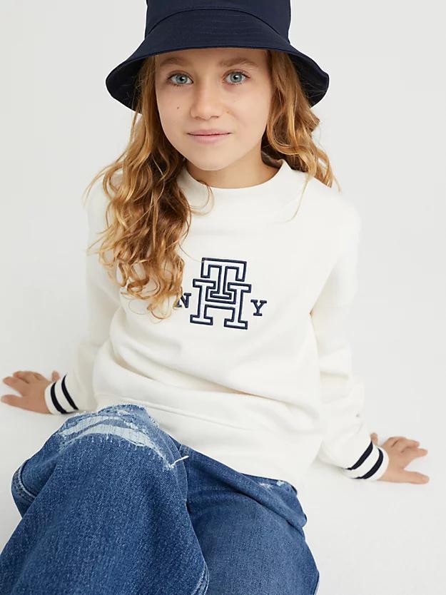 MONOGRAM SATIN APPLIQUE MOCK-N 