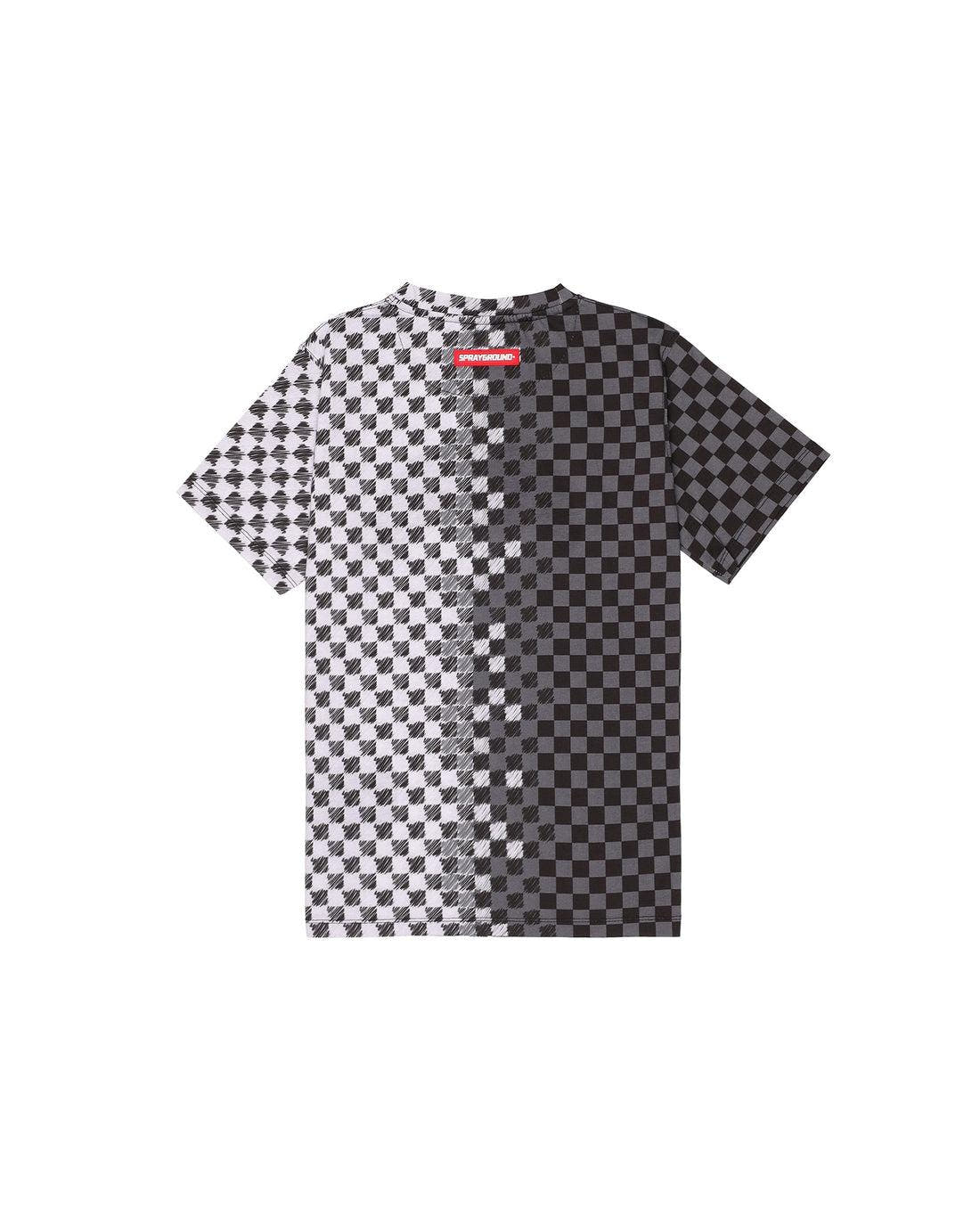 CHECKERED SKETCH REGULAR T-SHIRT 