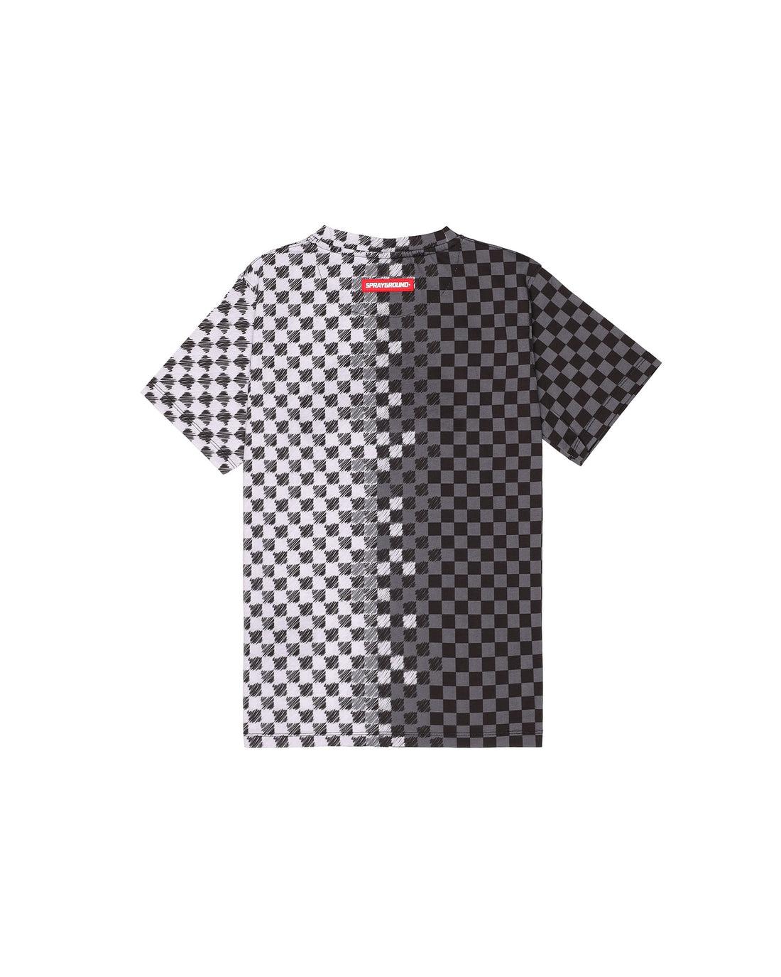 CHECKERED SKETCH REGULAR T-SHIRT 