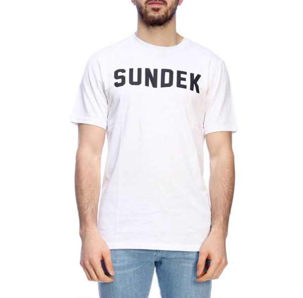 SUNDEK WRITING T-SHIRT M025TEJ7800/006S SUNDEK