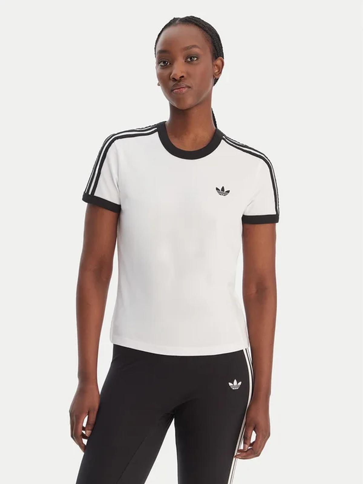 3S TEE SLIM         WHITE/BLACK 