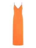 GUESS MICRO STRAPS RAMSHA LONG DRESS