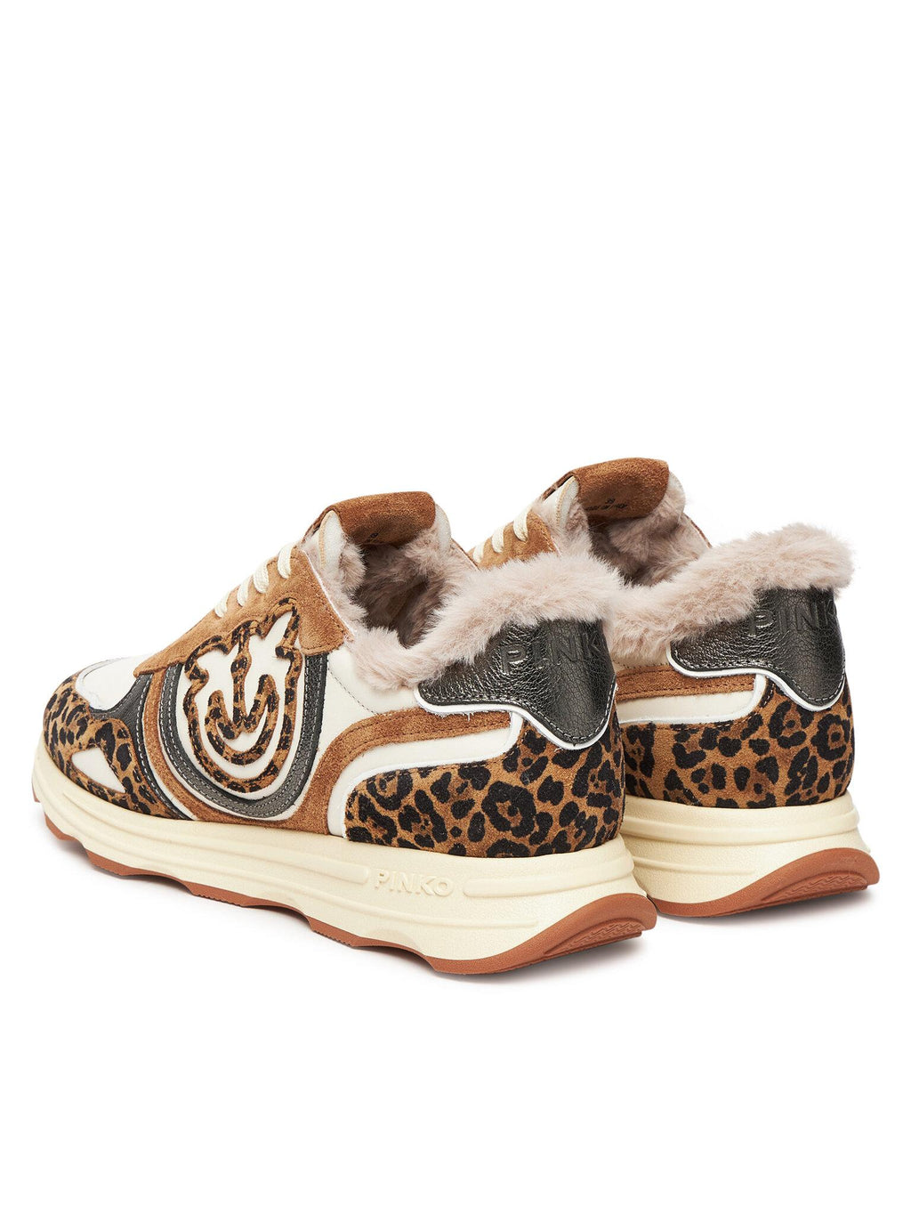 ZOE 01 - SNEAKER PRINTED COW SUEDE/CALF LEATHER/LINING SS0087P121/M36 PINKO
