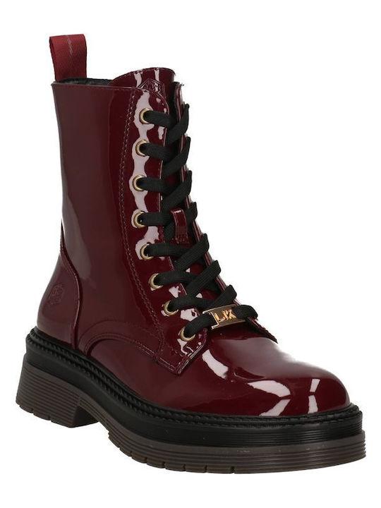 ANKLE BOOT 102230230/BURGUNDY LUMBERJACK