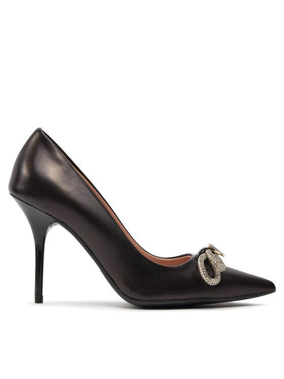SCARPAD.SPILLO95 NAPPA NERO 