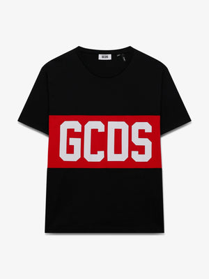 GCDS BAND LOGO LOOSE SS T-SHIRT