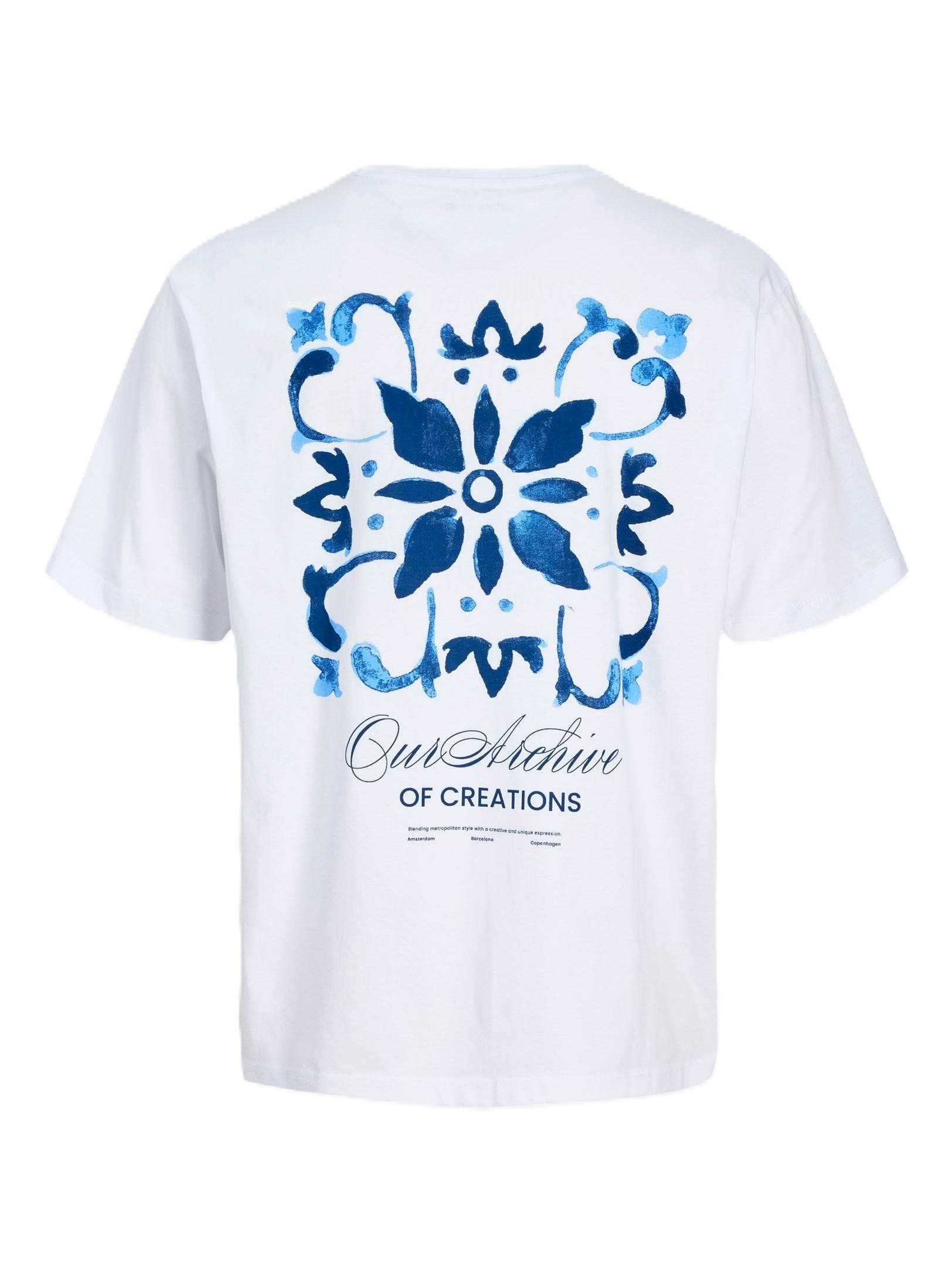JJART PRINT TEE SS CREW NECK 