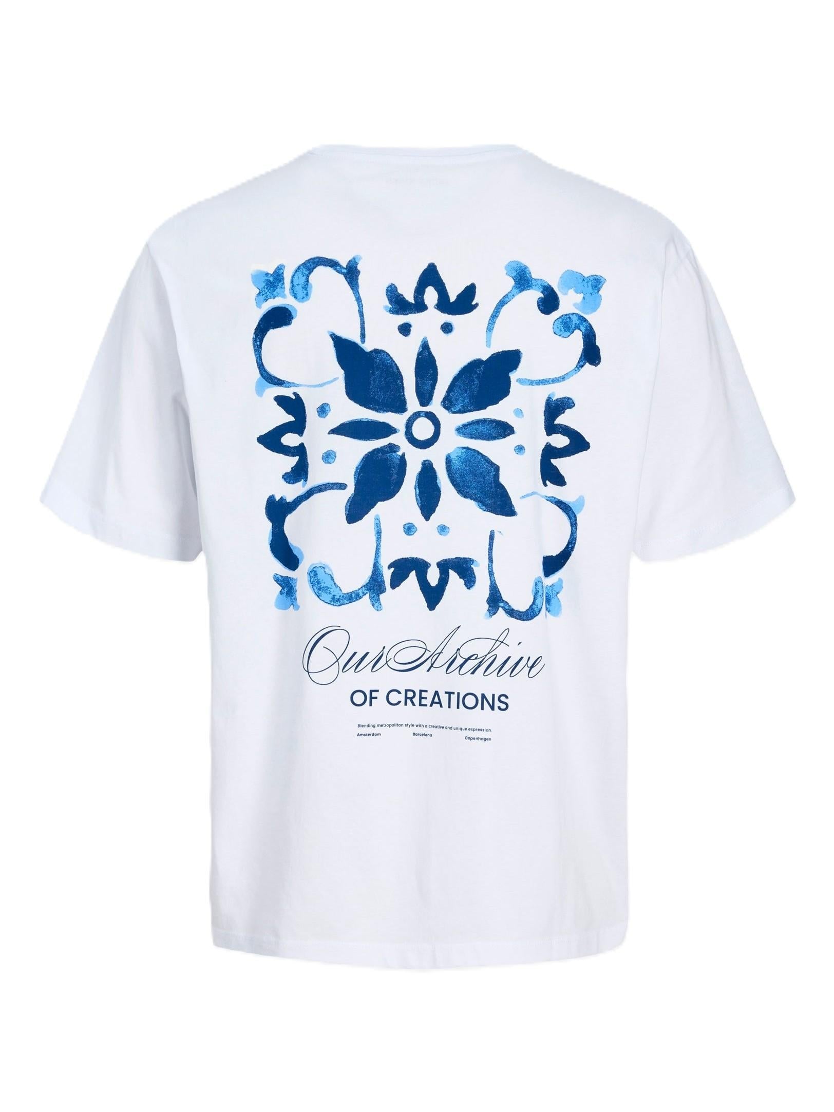 JJART PRINT TEE SS CREW NECK 